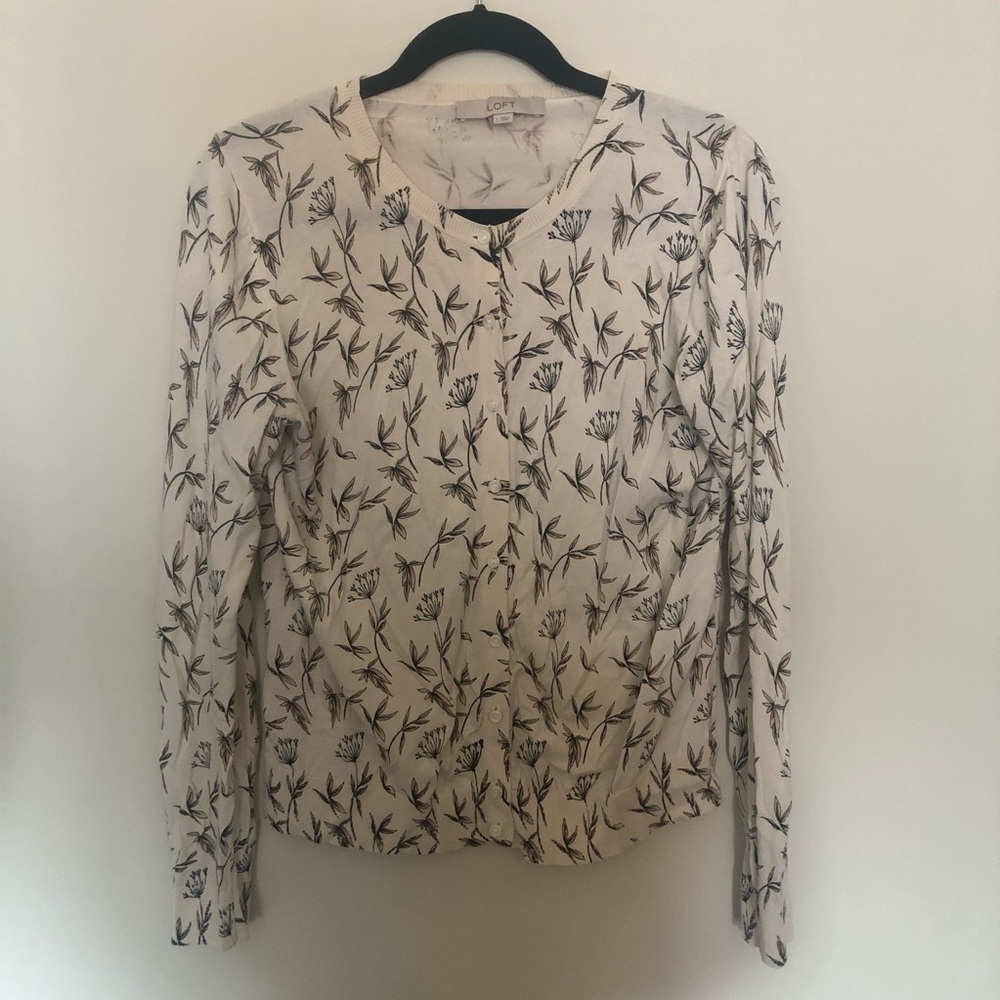 Loft Floral Cardigan